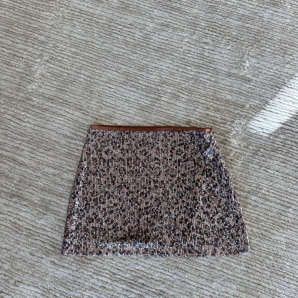 Zara Sequin Mini Skirt